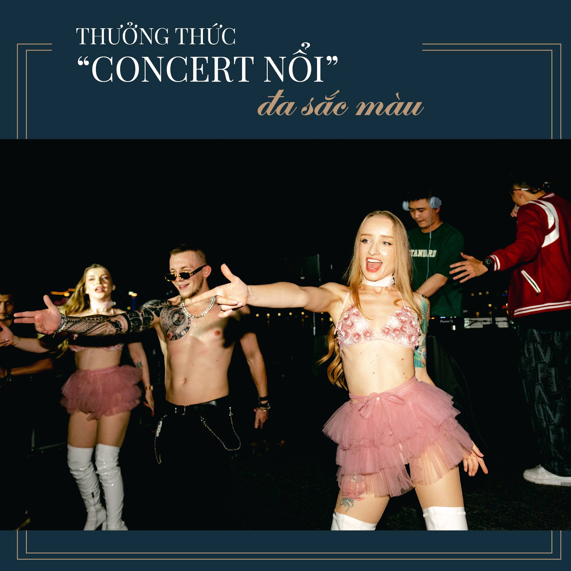 Nhạc sống và DJ, dancer biểu diễn sôi động trên du thuyền ăn tối Ambassador Dinner cruise