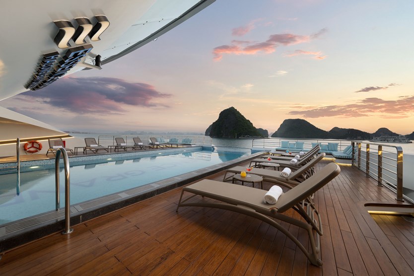 Du thuyền Grand Pioneers cruise Hạ Long chuẩn 6*