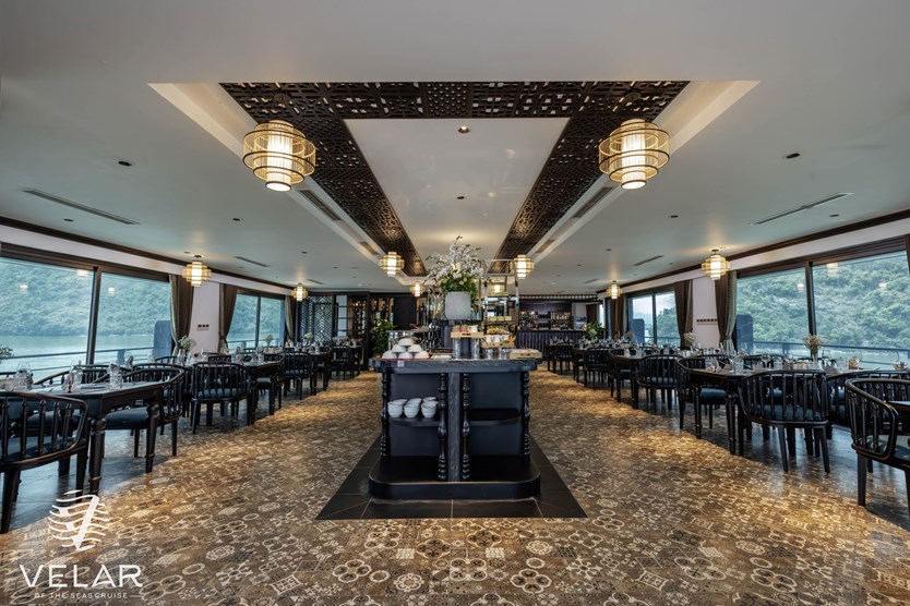 Du thuyền Velar Of The Seas 5 sao Vịnh Lan Hạ