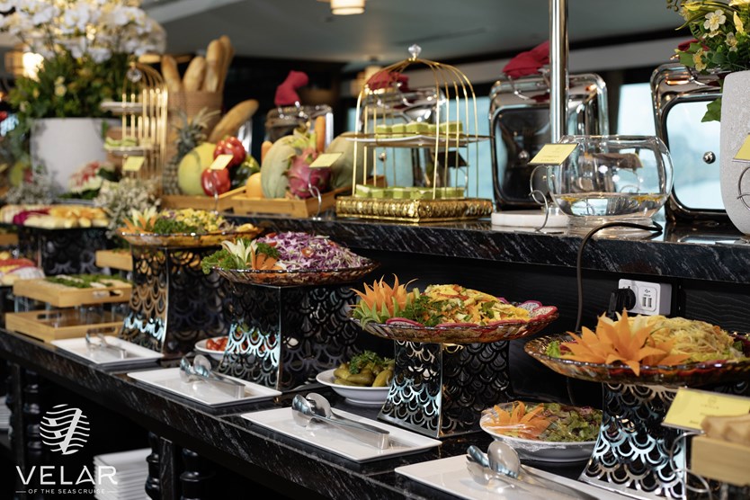 Du thuyền Velar Of The Seas 5 sao Vịnh Lan Hạ