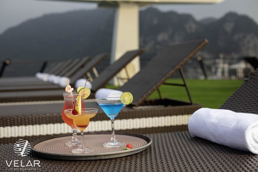 Du thuyền Velar Of The Seas 5 sao Vịnh Lan Hạ