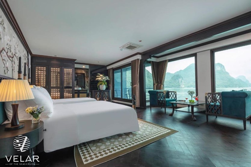 Du thuyền Velar Of The Seas 5 sao Vịnh Lan Hạ