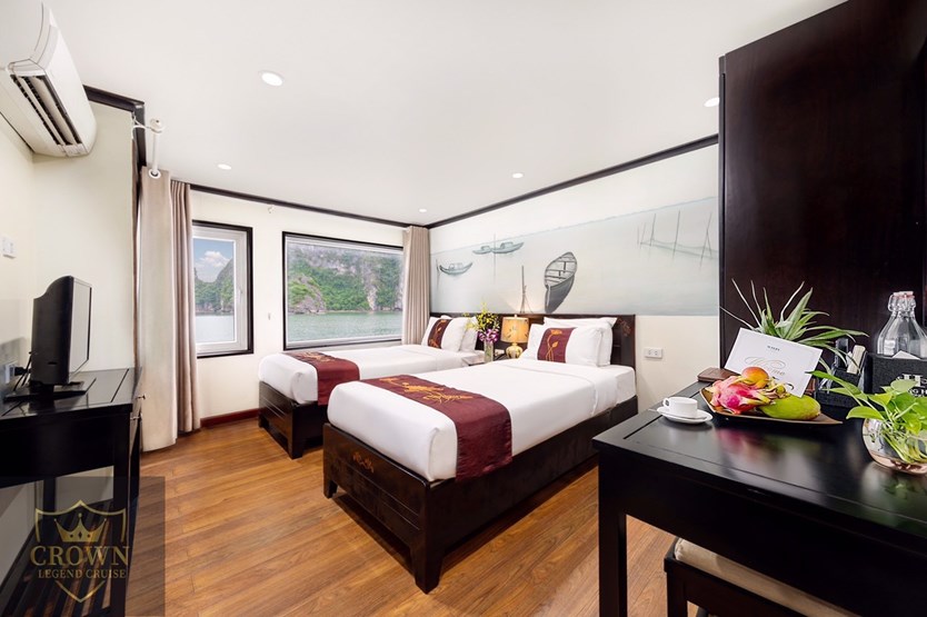 Du thuyền Crown Legend Vịnh Hạ Long 2 ngày 1 đêm