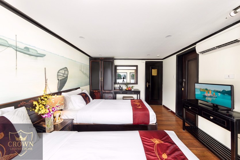 Du thuyền Crown Legend Vịnh Hạ Long 2 ngày 1 đêm