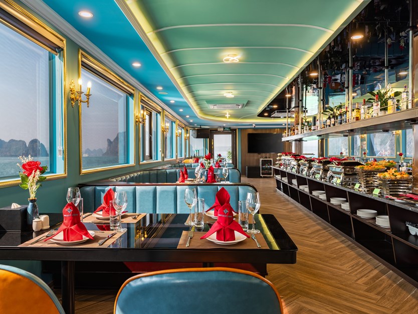 Du thuyền Amethyst Day cruise tour Hạ Long 7h trong ngày