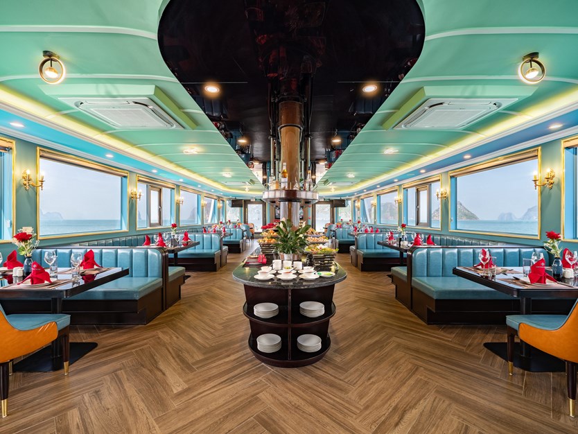 Du thuyền Amethyst Day cruise tour Hạ Long 7h trong ngày