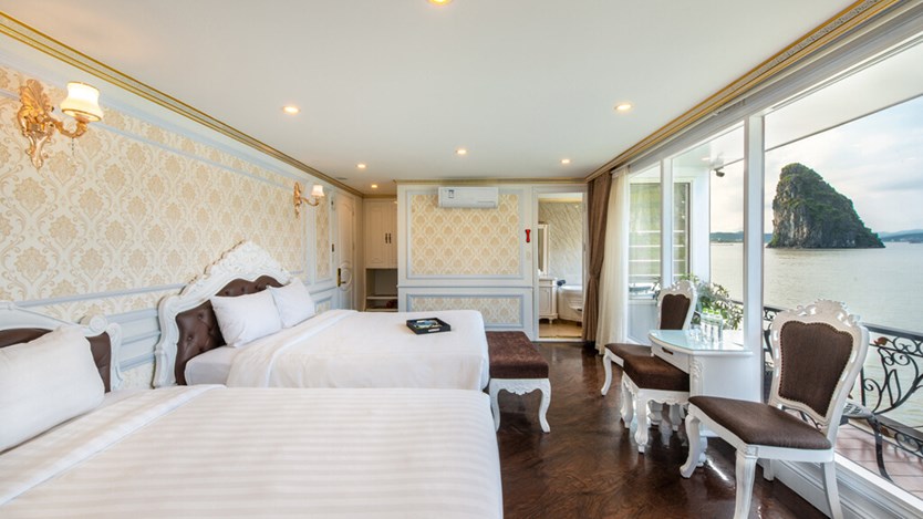 Du thuyền Aquamarine 5 sao Vịnh Hạ Long